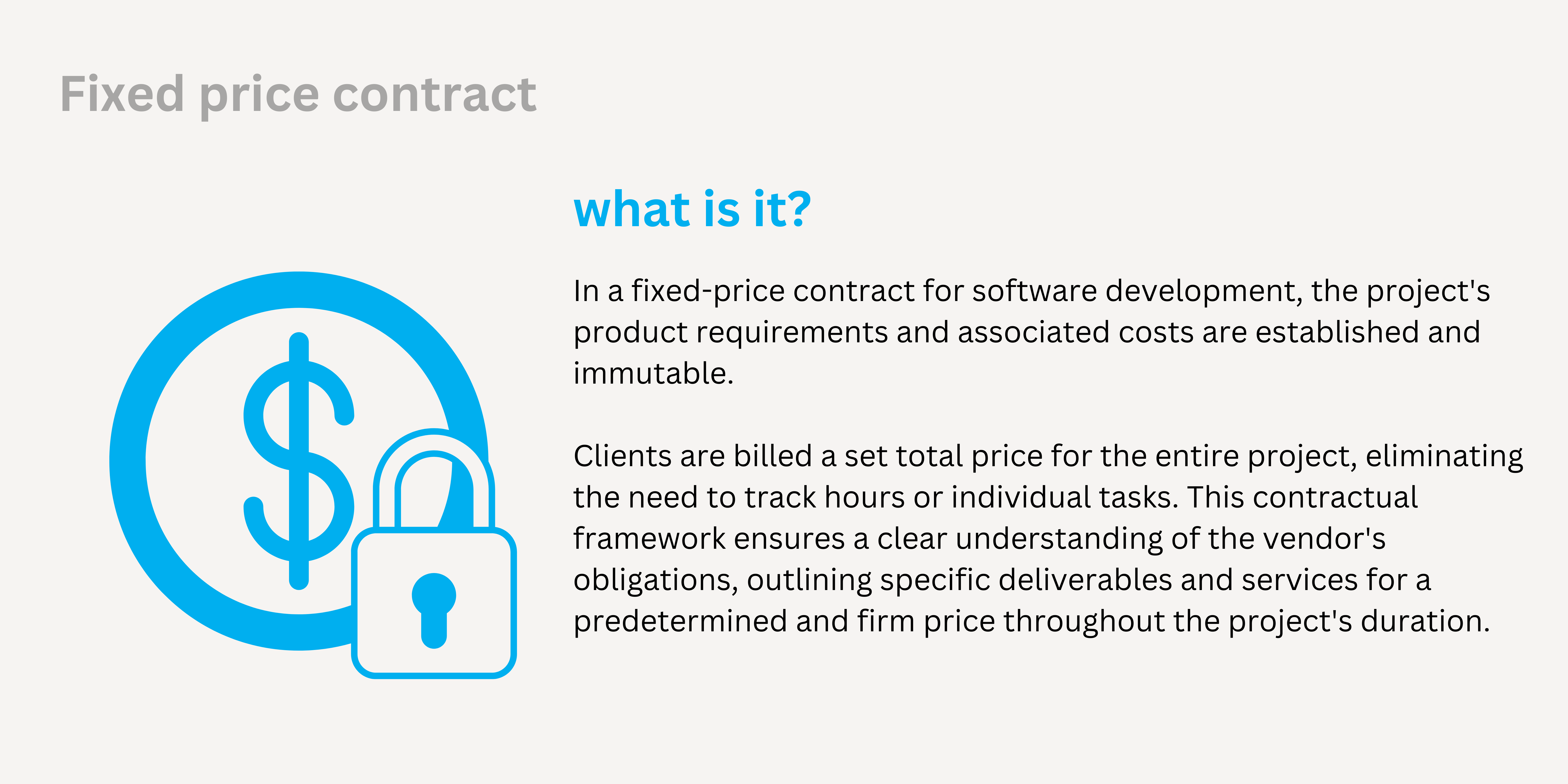 fixed price contract definition